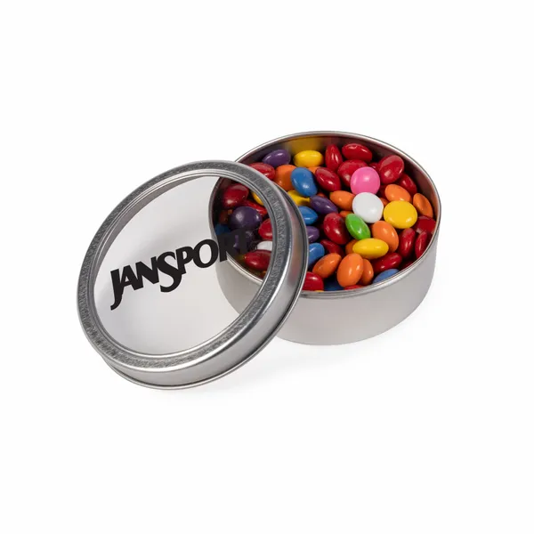 Large Top View Tin - Chocolate Buttons - Custom Pro Prints
