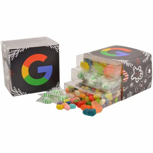3 Way Candy Stack Acetate Tower - TRB827 - Custom Shoe Charm