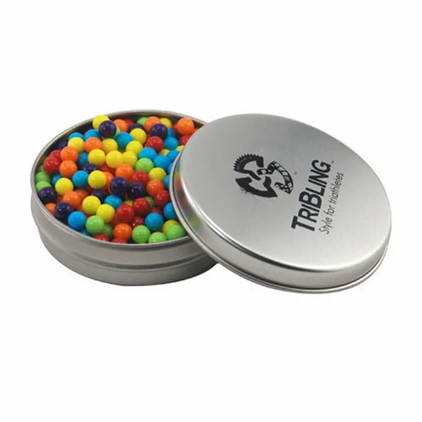 Round Tin with Mini Jawbreakers - SBF2900 - Custom Pro Prints