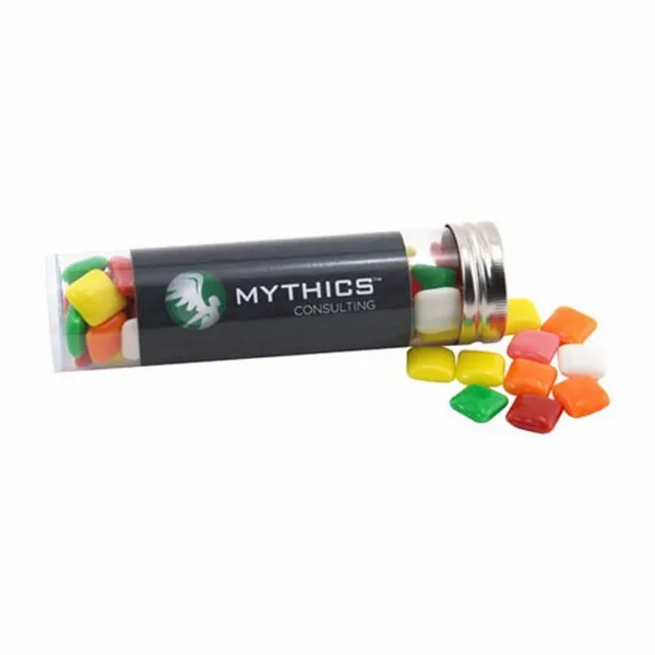 Tube with Mini Chicklets Gum - TRB650 - Hand Fans Now