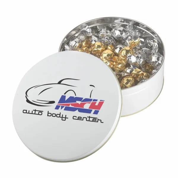 Warm Wishes Tins - Twist Wrapped Truffles - Custom Pro Prints
