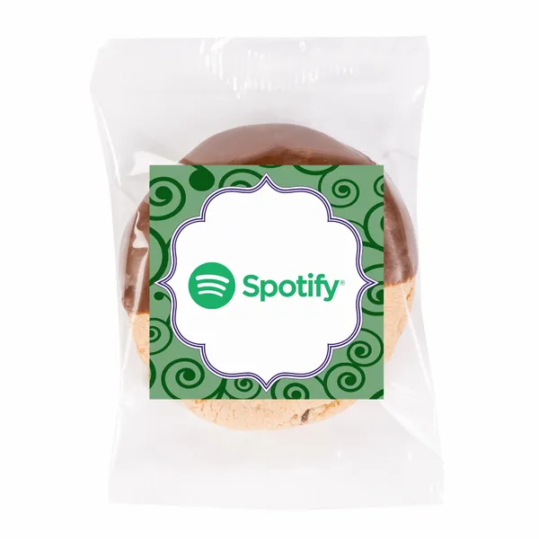 Fresh Beginnings Individually Wrapped Dipped Chocolate Chip Cookie - Challenge Coin Now