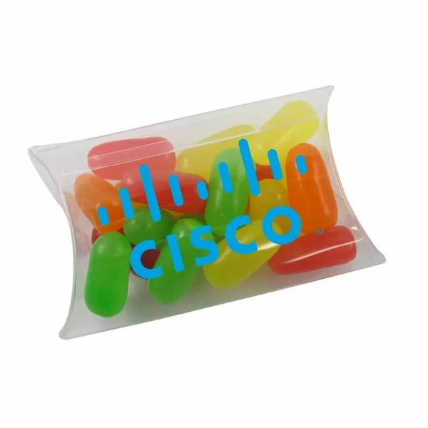 Small Pillow Acetate Box with Mike & Ike's - Custom Pro Prints