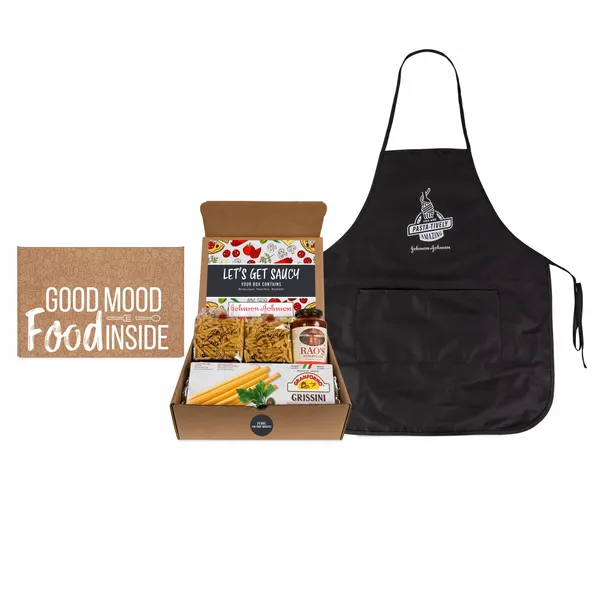 Lets Get Saucy- Italian Gourmet Kit with Apron - Custom Pro Prints
