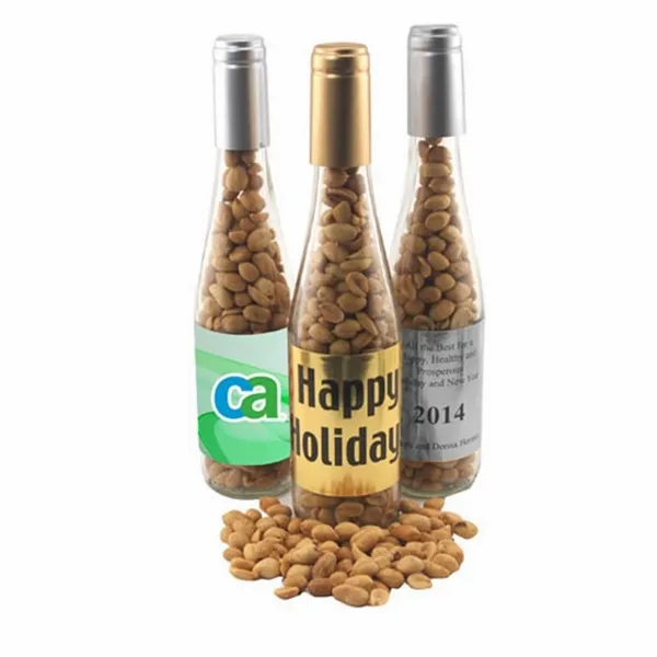 Champagne Bottle with Peanuts 11" - Custom Pro Prints