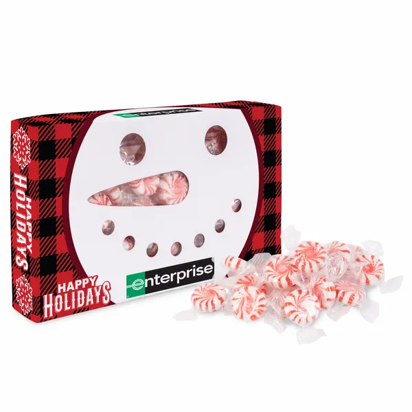 Snowman Die Cut Box with Starlight Mints - Custom Pro Prints