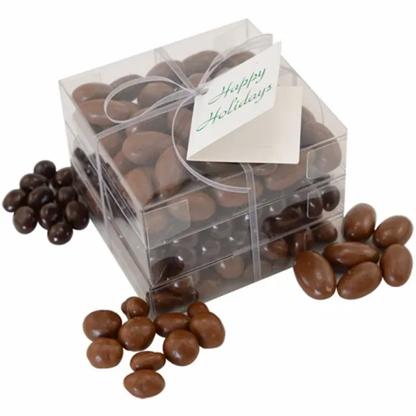 3 Way Chocolate Covered Stack Acetate Tower - Challenge Coin Now