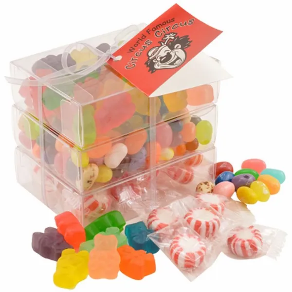 3 Way Candy Stack Acetate Tower - TRB901 - Custom Shoe Charm