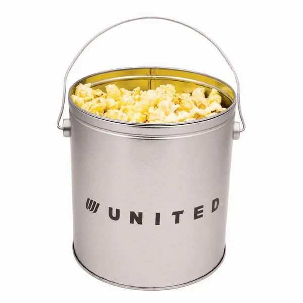 One Gallon Popcorn Tin - Butter Popcorn - Hand Fans Now