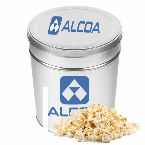 Three and a Half Gallon Popcorn Tin - Butter Popcorn - Custom Tees Today