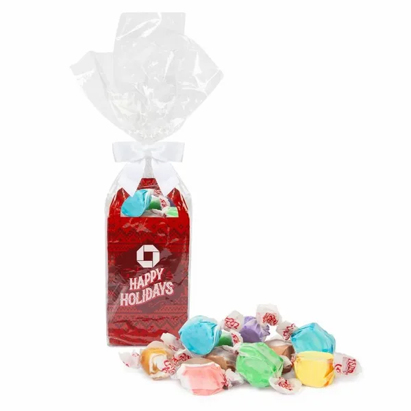 Holiday Gift Tote with Salt Water Taffy - Hand Fans Now
