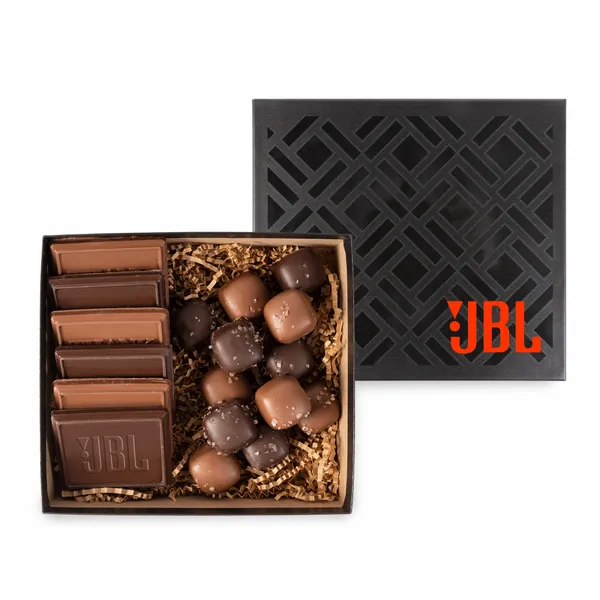 6 Piece Cookie and Confection Gift Box with Sea Salt Caramels - Custom Pro Prints