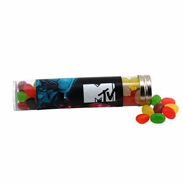 Large 6" Candy Tube with Assorted Jelly Beans - Custom Pro Prints