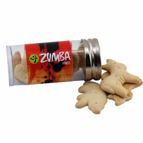 Tube with Animal Crackers - TRB610 - Custom Shoe Charm