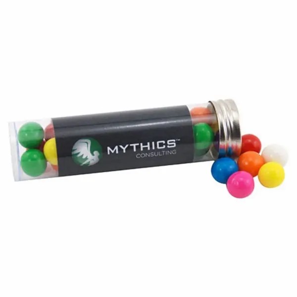Tube with Gumballs - TRB650 - Hand Fans Now