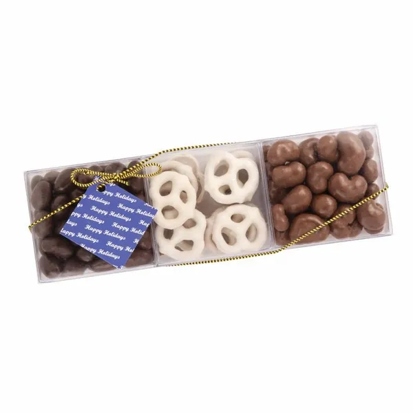 3 Way Square Acetate with Chocolate Confections - Custom Shoe Charm