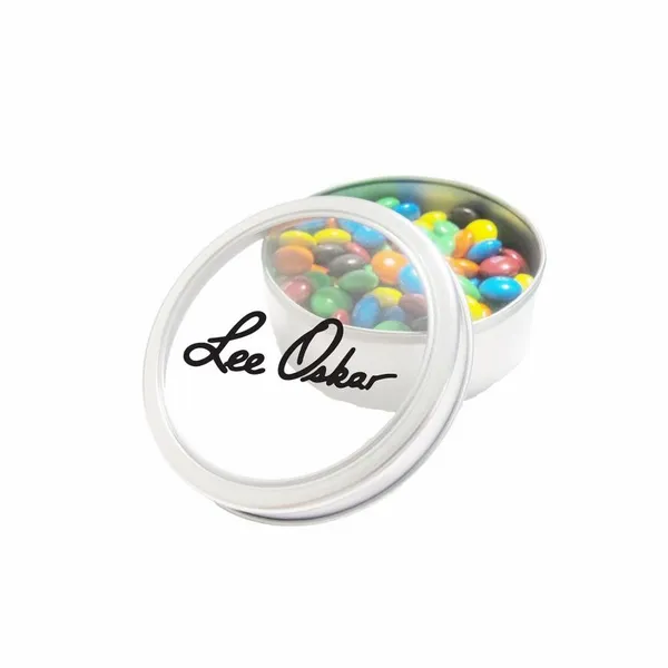 M&M'S® in Large Top View Tin - Custom Pro Prints