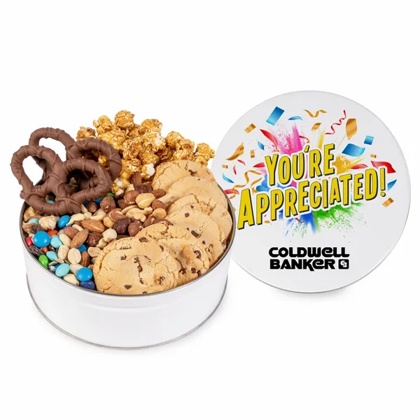 Fresh Beginnings Sweet & Salty Chocolate Explosion Tin - Custom Pro Prints