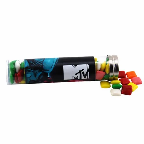 Tube with Mini Chicklets Gum - TRB660 - Custom Shoe Charm