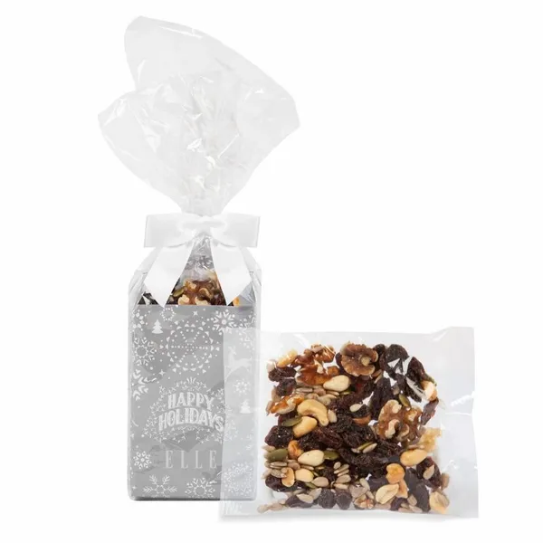 Holiday Gift Tote with Raisin Nut Trail Mix - Hand Fans Now