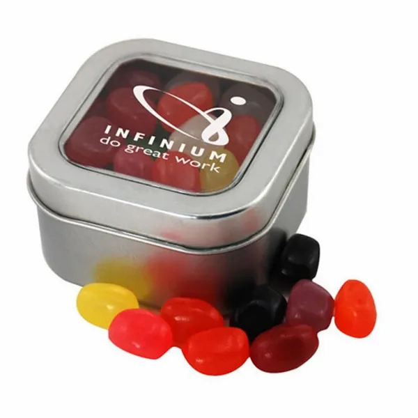 Window Tin with Jelly Beans - SBF2500 - Hand Fans Now