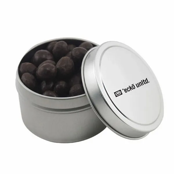 Round Tin with Choc Espresso Beans - SBF3100 - Custom Pro Prints