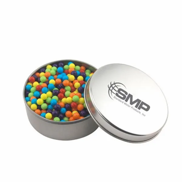Round Tin with Mini Jawbreakers - SBF3000 - Hand Fans Now