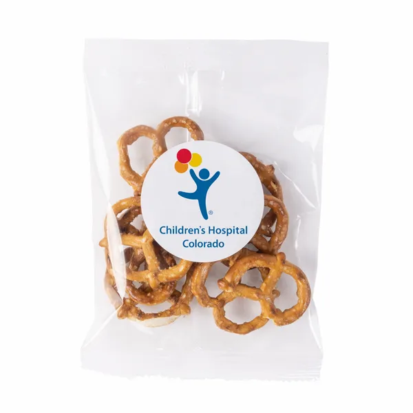 1/2oz. Snack Packs - Salted Mini Pretzels - Custom Pro Prints