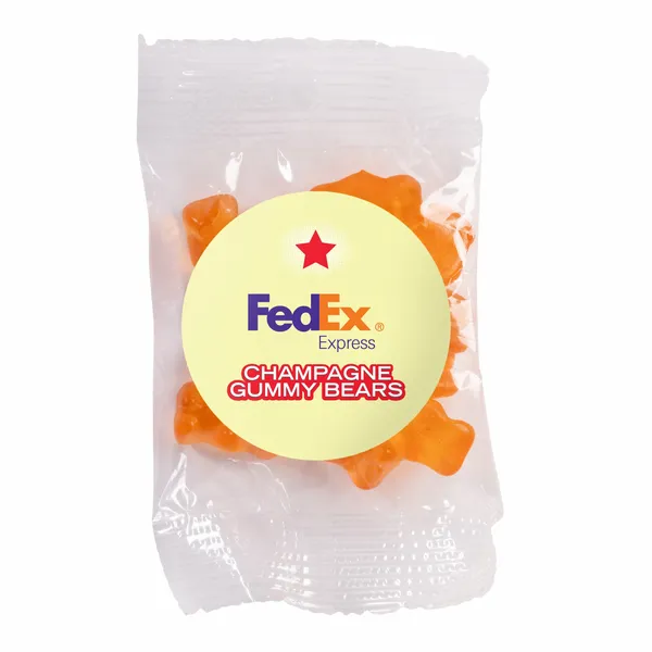 Candy By Color 1 oz. Goody Bag with Gummy Bears - Challenge Coin Now