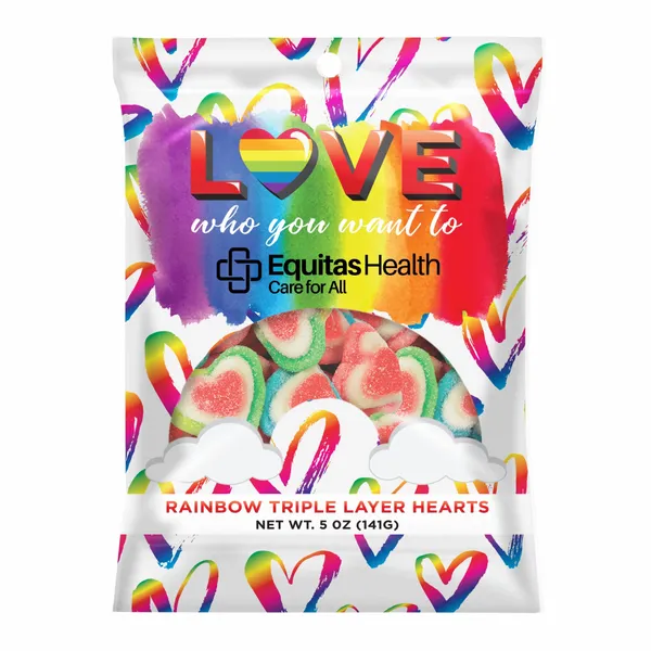 Pride Digibags with Triple Layer Hearts - Custom Tees Today