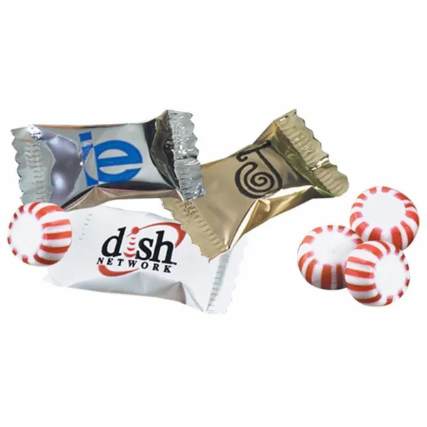 Individually Wrapped Spearmint Flavored Starlight Mints - Custom Pro Prints