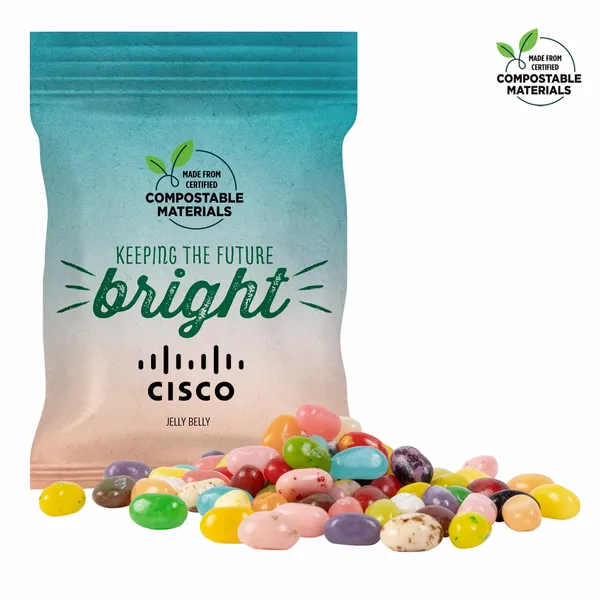 2oz. ECO-Digibag, Compostable & Full Color, Jelly Belly - Custom Pro Prints