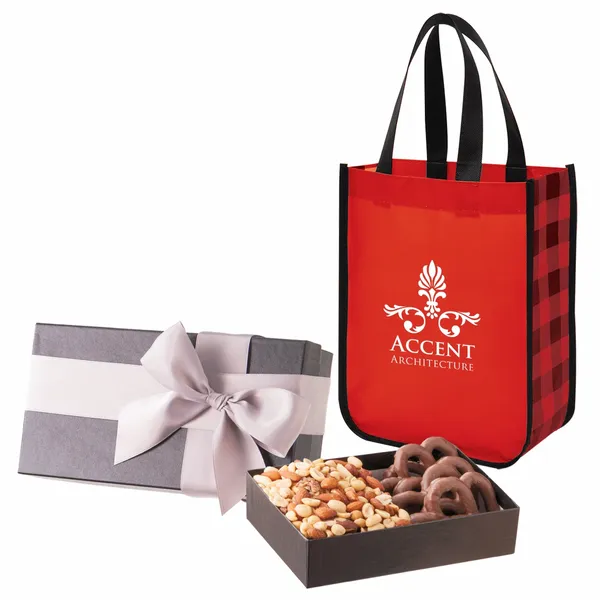 Executive Gift Set With Northwoods Laminated Non-Woven Tote Bag - Custom Pro Prints
