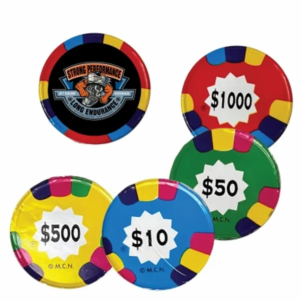 Chocolate Poker Chips - Custom Pro Prints
