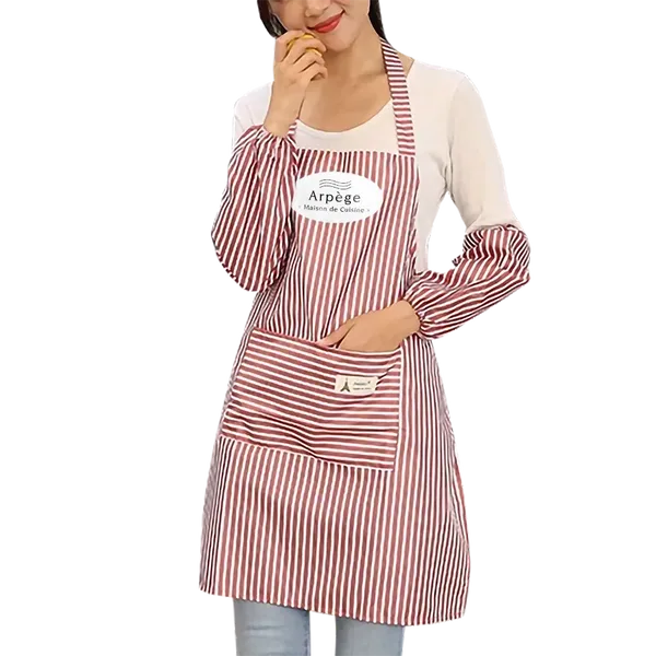 Tabliers rayures en polyester imperméable - Imprint Now - FR