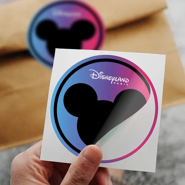 Autocollants à découper en forme de baiser