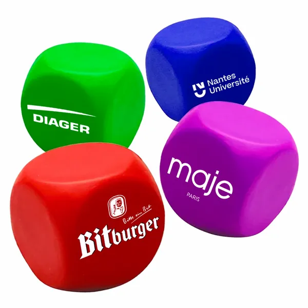 Balle anti-stress boîte en mousse de PU avec coins arrondis