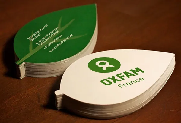 Cartes de visite Leaf