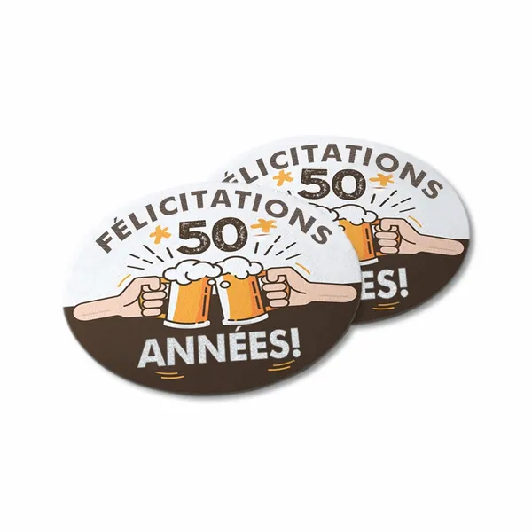 Sous-verres en papier