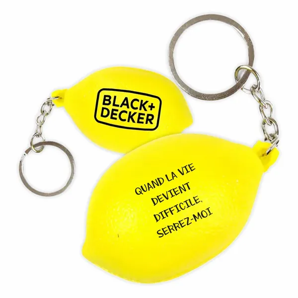 Porte-clés citron