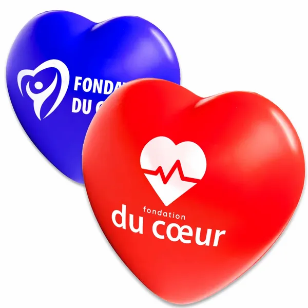 Balle anti-stress de coeur