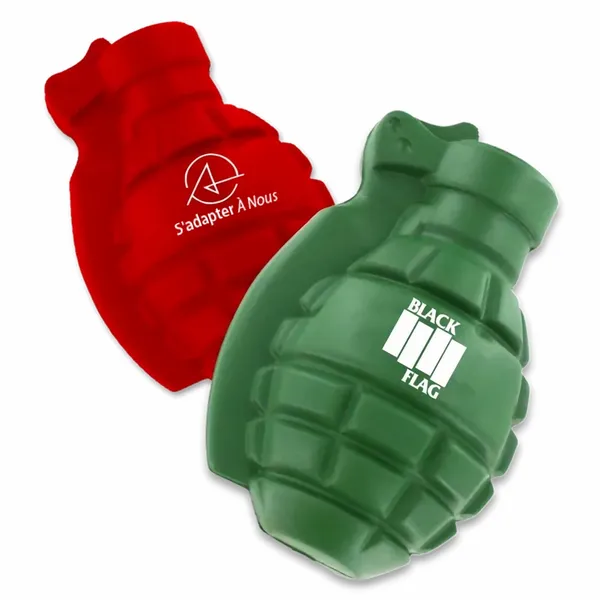 Balle anti-stress jouet en forme de grenade