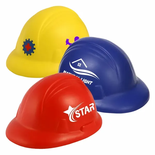 Balle anti-stress casque de chantier