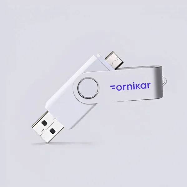 Clé USB chargeur tournante - Imprint Now - FR