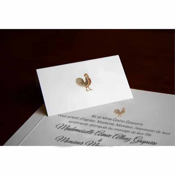 Brochures estampillées en couleur