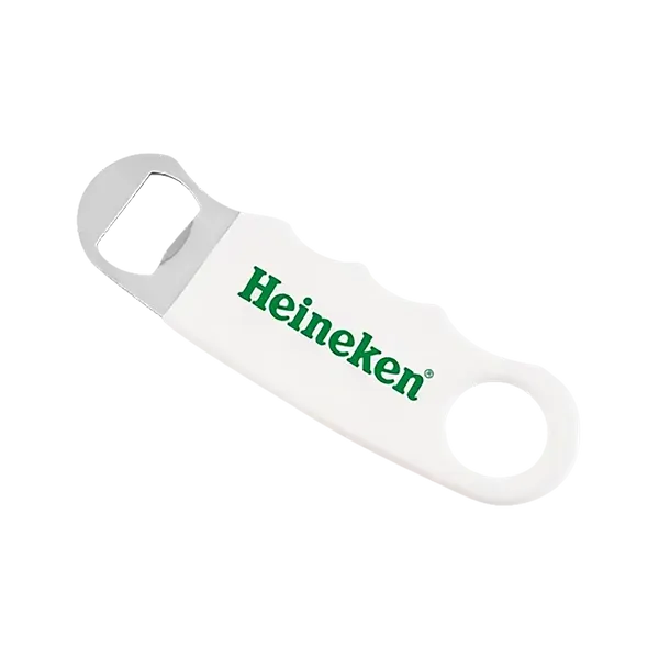 Décapsuleurs plat à poignée blanche - Imprint Now - FR