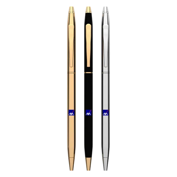 Stylo à bille Gold Slim Metal
