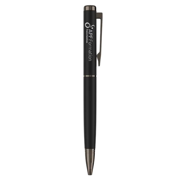 Stylo à bille élégant en métal noir