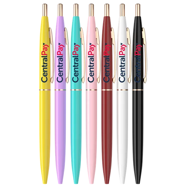 Stylo à bille métallique rétractable Lady