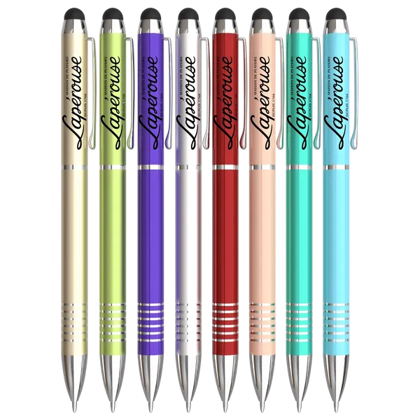 Lines Polish Metal Ball Pen
